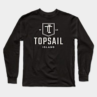 Topsail Island, North Carolina Monogram Long Sleeve T-Shirt